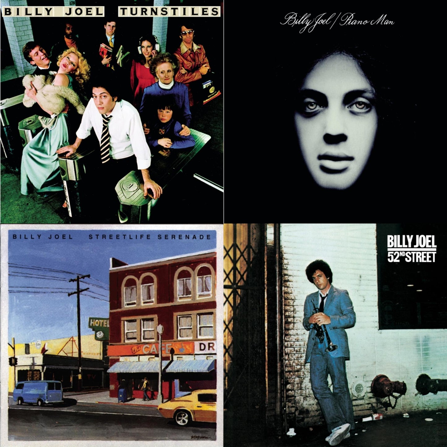 Turnstiles & Streetlife Serenade & 52Nd Street & Piano Man