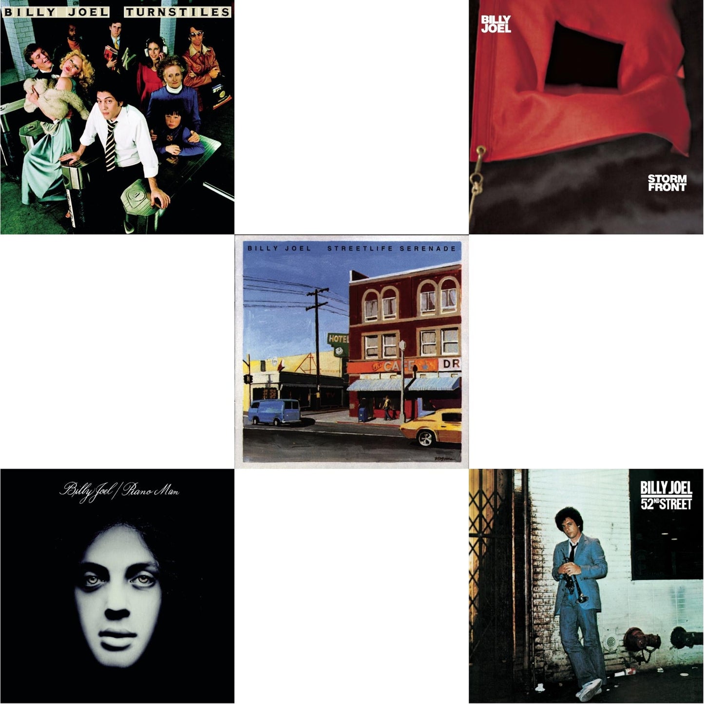 Turnstiles & Stormfront & Streetlife Serenade & 52Nd Street & Piano Man