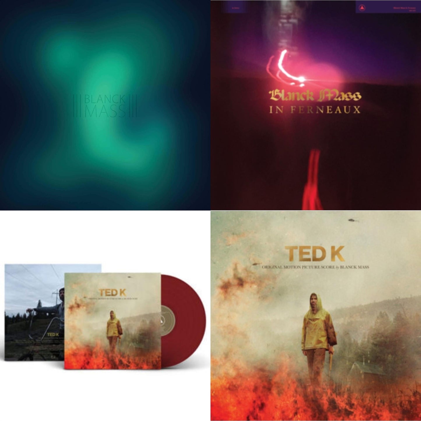 Blanck Mass (Clear Vinyl/2LP) & In Ferneaux & Ted K: Original Score & Ted K Original Score (Opaque Red LP Vinyl)
