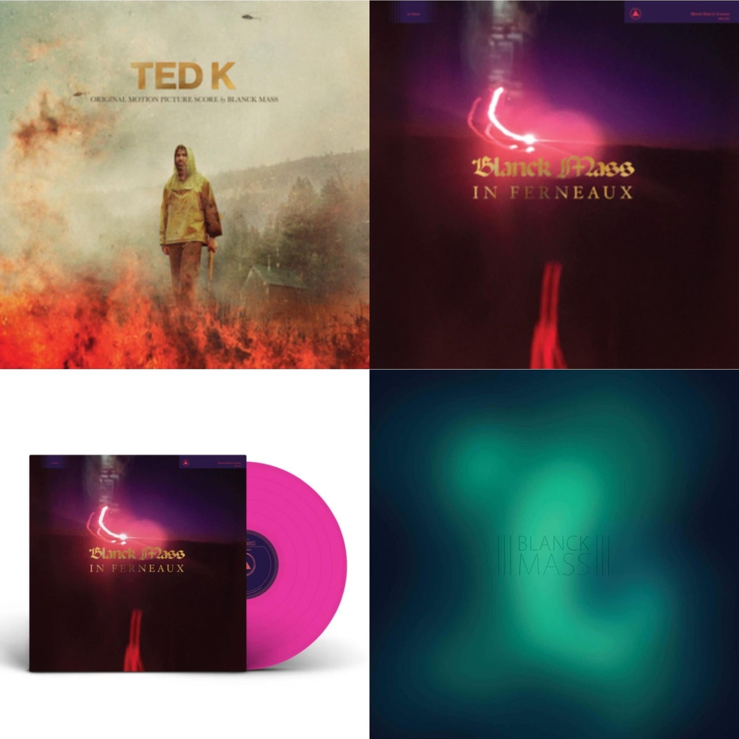Blanck Mass (Clear Vinyl/2LP) & In Ferneaux & In Ferneaux (Magenta LP Vinyl) (I) & Ted K: Original Score