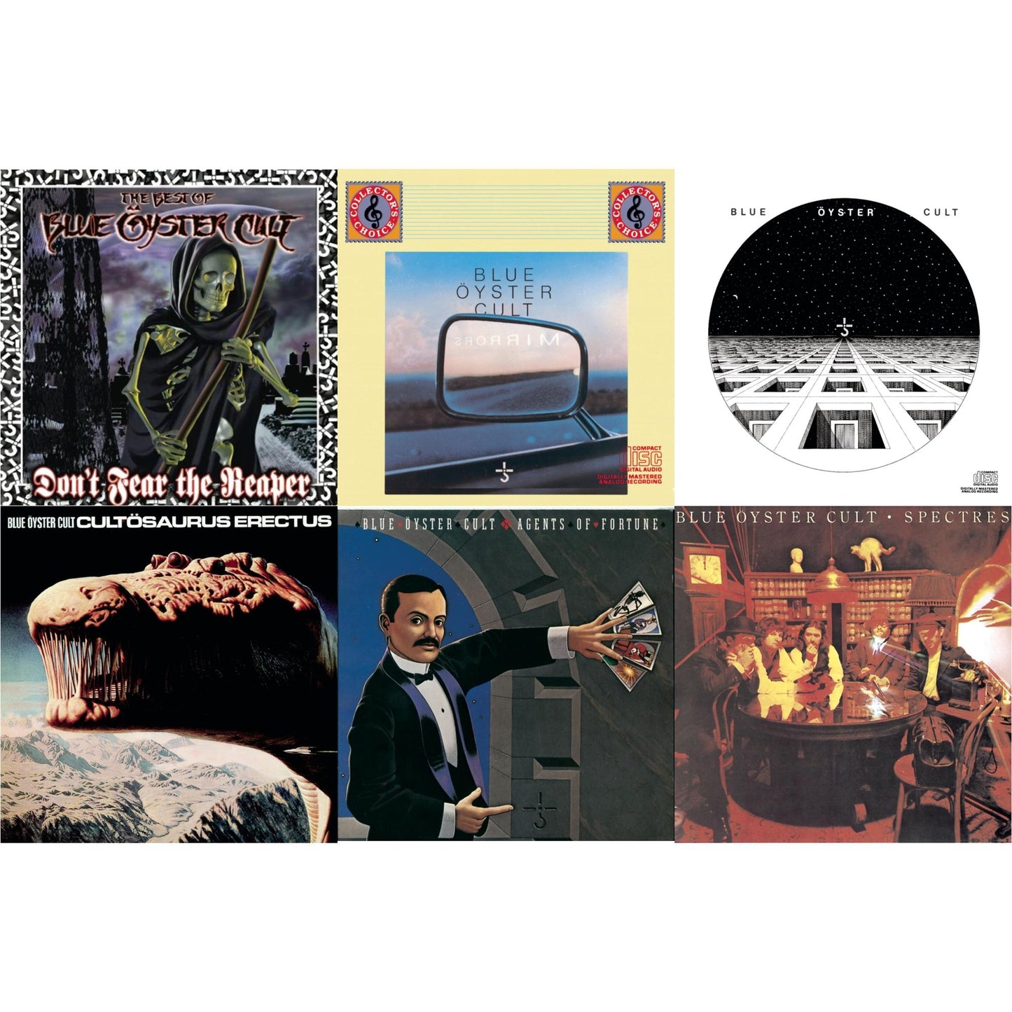 Don't Fear The Reaper: Best Of Blue Oyster Cult & Blue Oyster Cult & Cultosaurus Erectus & Mirrors & Spectres & Agents Of Fortune
