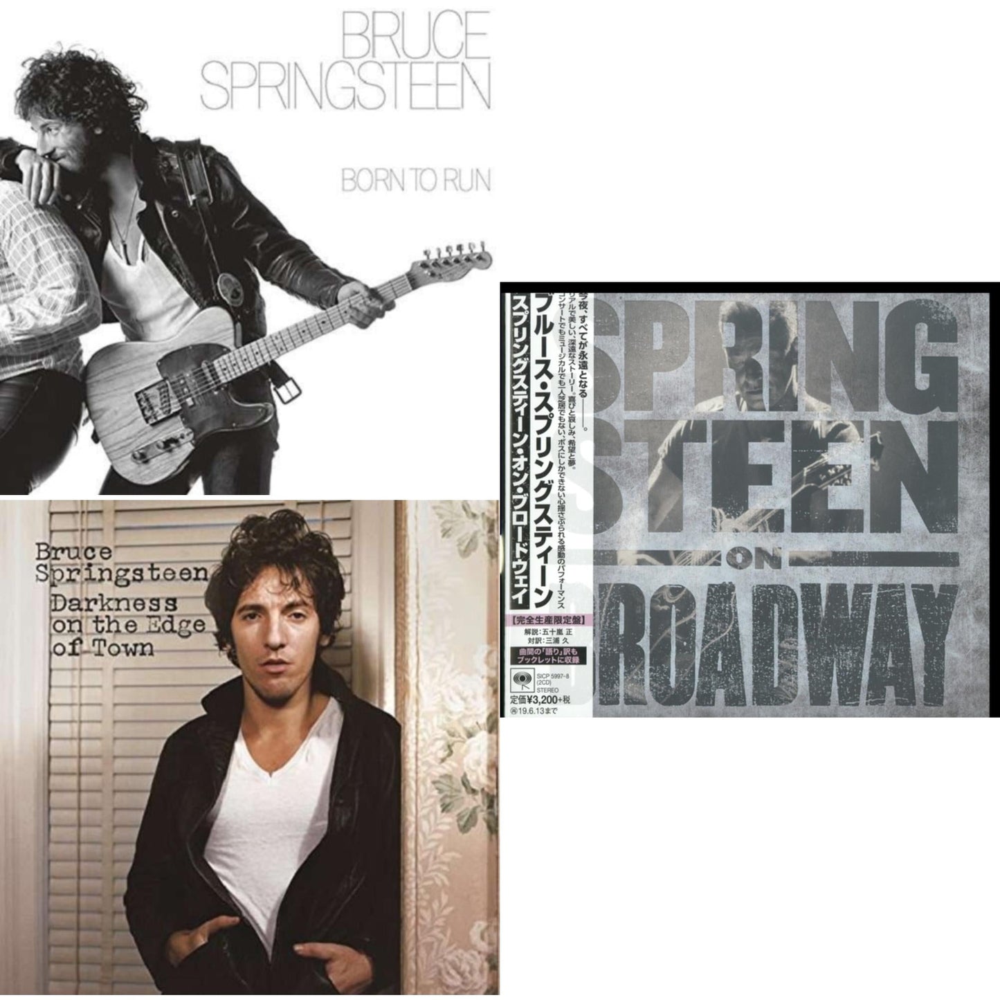 Springsteen On Broadway (Ltd/Booklet/Paper Jacket) & Born To Run & Darkness On The Edge Of Town