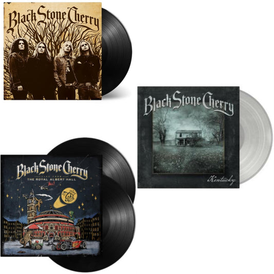 Kentucky (Transparent LP Vinyl) & Live From The Royal Albert Hall... Y'all! (140G/2LP) & Black Stone Cherry (180G)