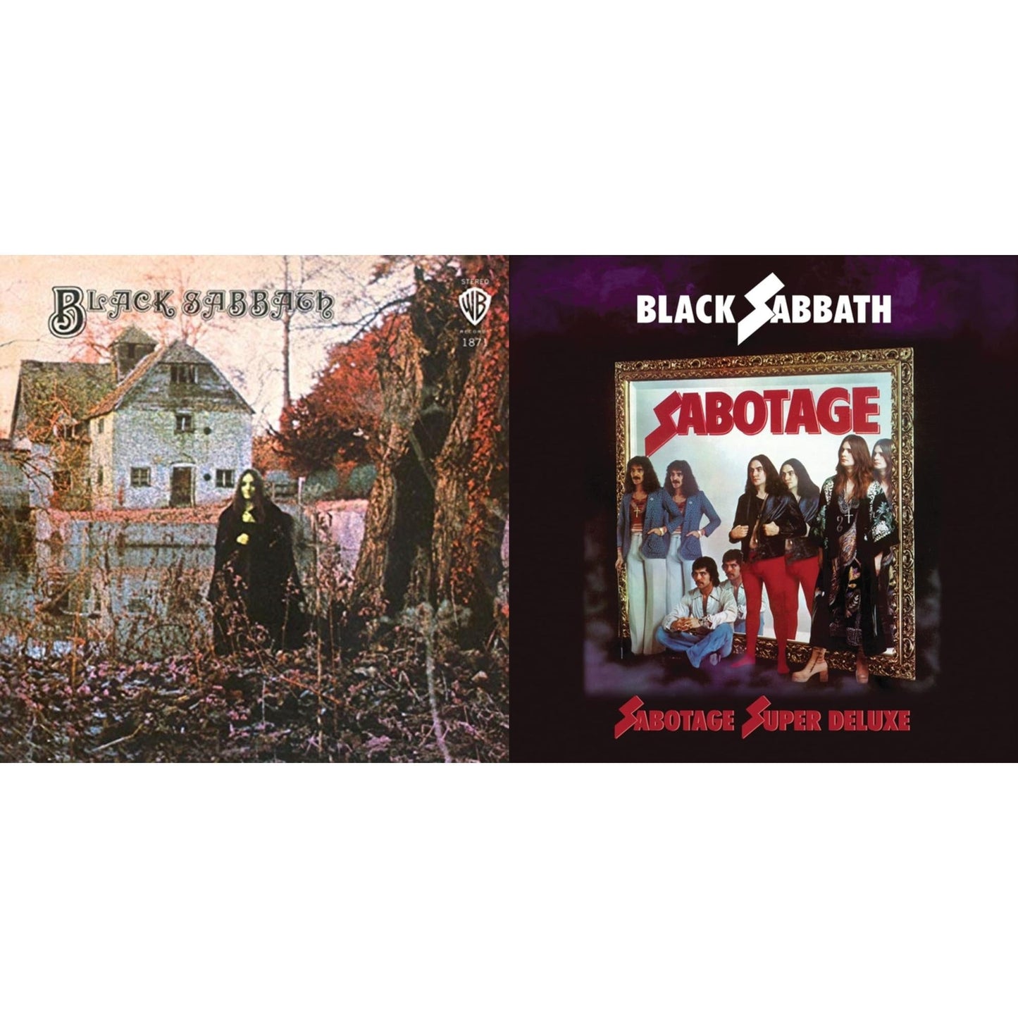 Black Sabbath - Black Sabbath (180G) & Sabotage (Super Deluxe Edition/4LP/7Inch)