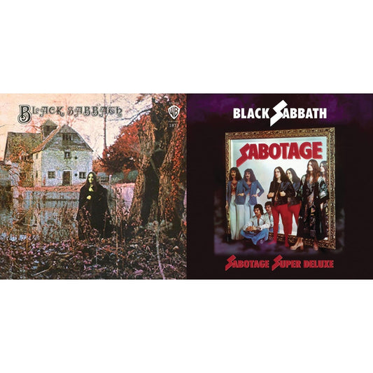 Black Sabbath - Black Sabbath (180G) & Sabotage (Super Deluxe Edition/4LP/7Inch)