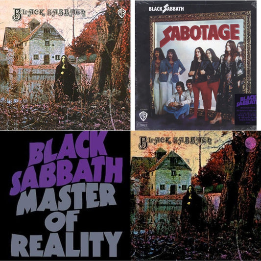 Sabotage (180G) & Black Sabbath (180G) & Black Sabbath (LP/CD) (180G) & Master Of Reality