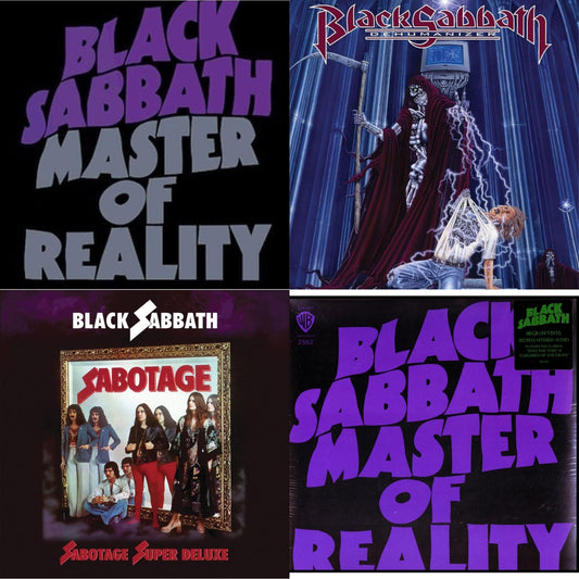 Black Sabbath - Master Of Reality (180G) & Master Of Reality & Sabotage (Super Deluxe Edition/4LP/7Inch) & Dehumanizer (Deluxe Edition/2LP) (Rocktober)