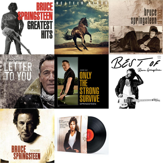 Greatest Hits (2 LP/150G Vinyl/Dl Code) & Western Stars (2LP/150G) & 18 Tracks & Letter To You (2LP/140G) & Only The Strong Survive (2LP/140G/D-Side Etching) & Best Of Bruce Springsteen (2LP) & Magic (180G) & Darkness On The Edge Of Town (180G)