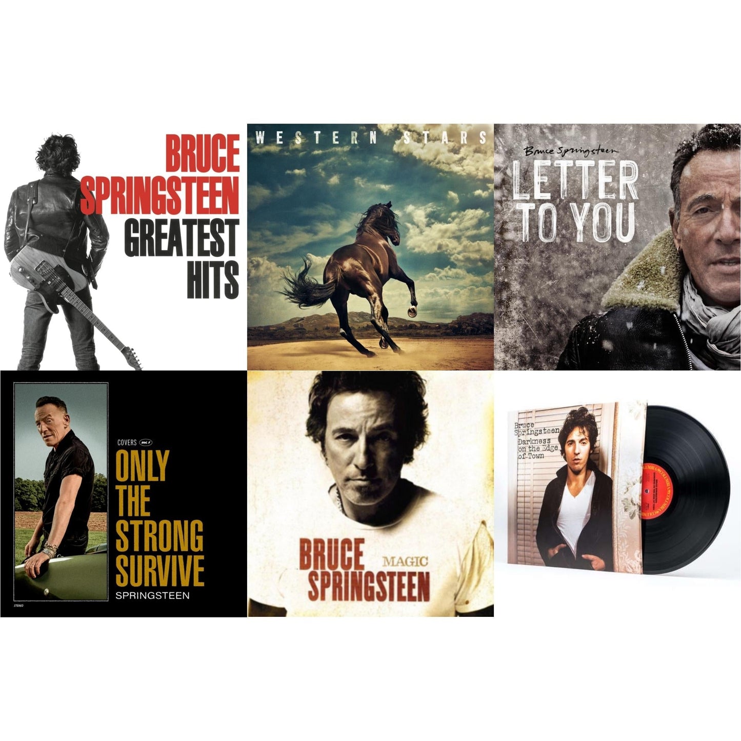 Greatest Hits (2 LP/150G Vinyl/Dl Code) & Western Stars (2LP/150G) & Letter To You (2LP/140G) & Only The Strong Survive (2LP/140G/D-Side Etching) & Magic (180G) & Darkness On The Edge Of Town (180G)