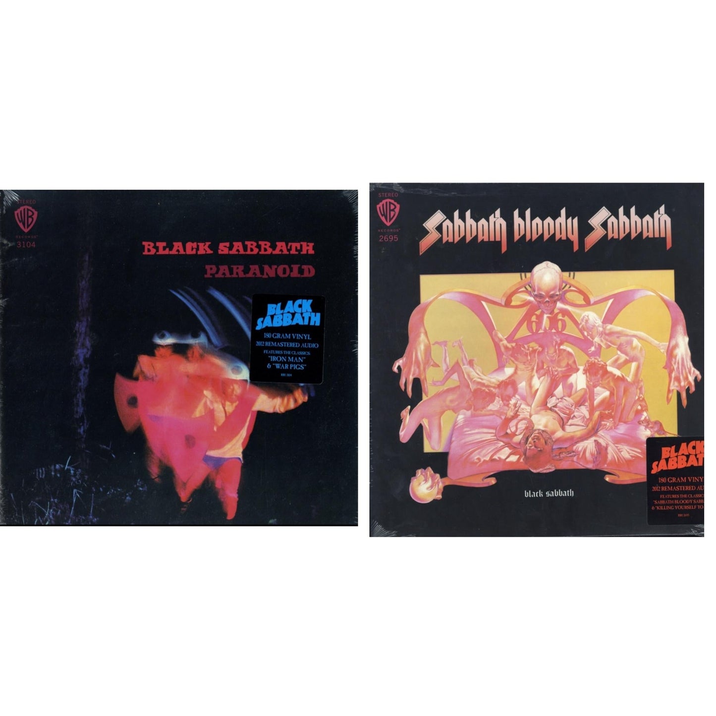 Sabbath Bloody Sabbath (180G) & Paranoid (180G)