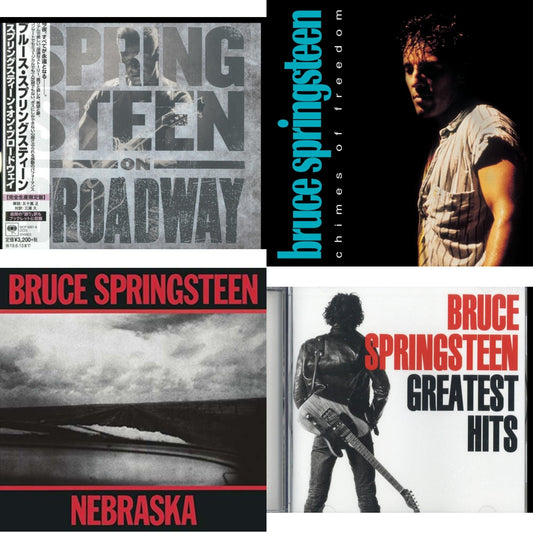 Bruce Springsteen - Greatest Hits & Springsteen On Broadway (Ltd/Booklet/Paper Jacket) & Chimes Of Freedom & Nebraska - CD Bundle
