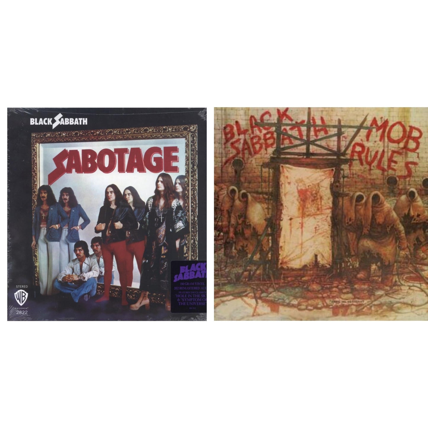 Sabotage (180G) & Mob Rules (Deluxe/2LP)
