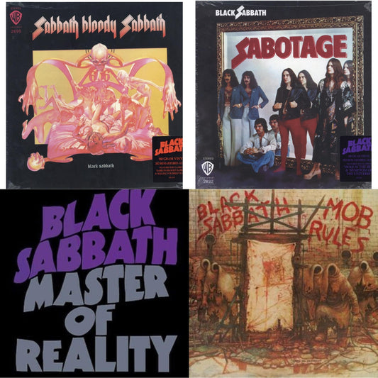 Sabotage (180G) & Sabbath Bloody Sabbath (180G) & Master Of Reality & Mob Rules (Deluxe/2LP)