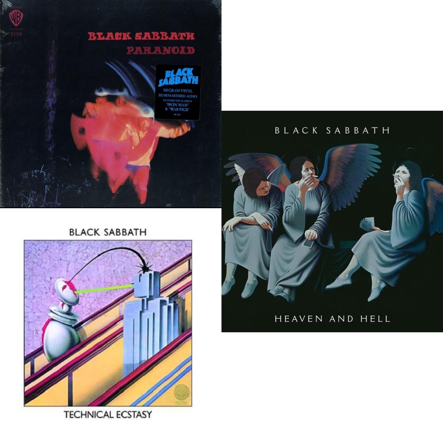 Paranoid (180G) & Technical Ecstasy & Heaven & Hell (Deluxe/2LP)