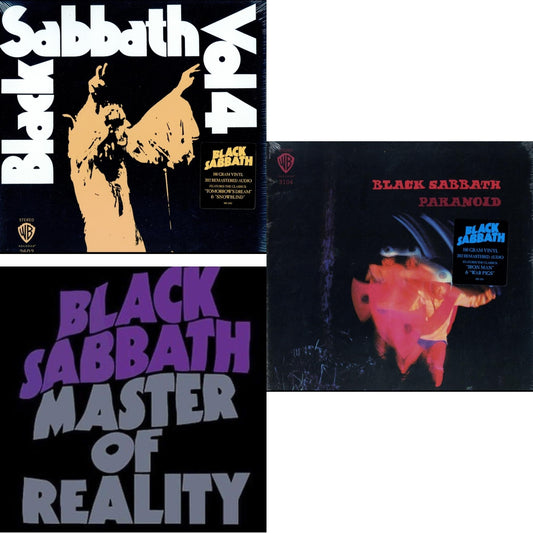 Vol. 4 (180G) & Paranoid (180G) & Master Of Reality