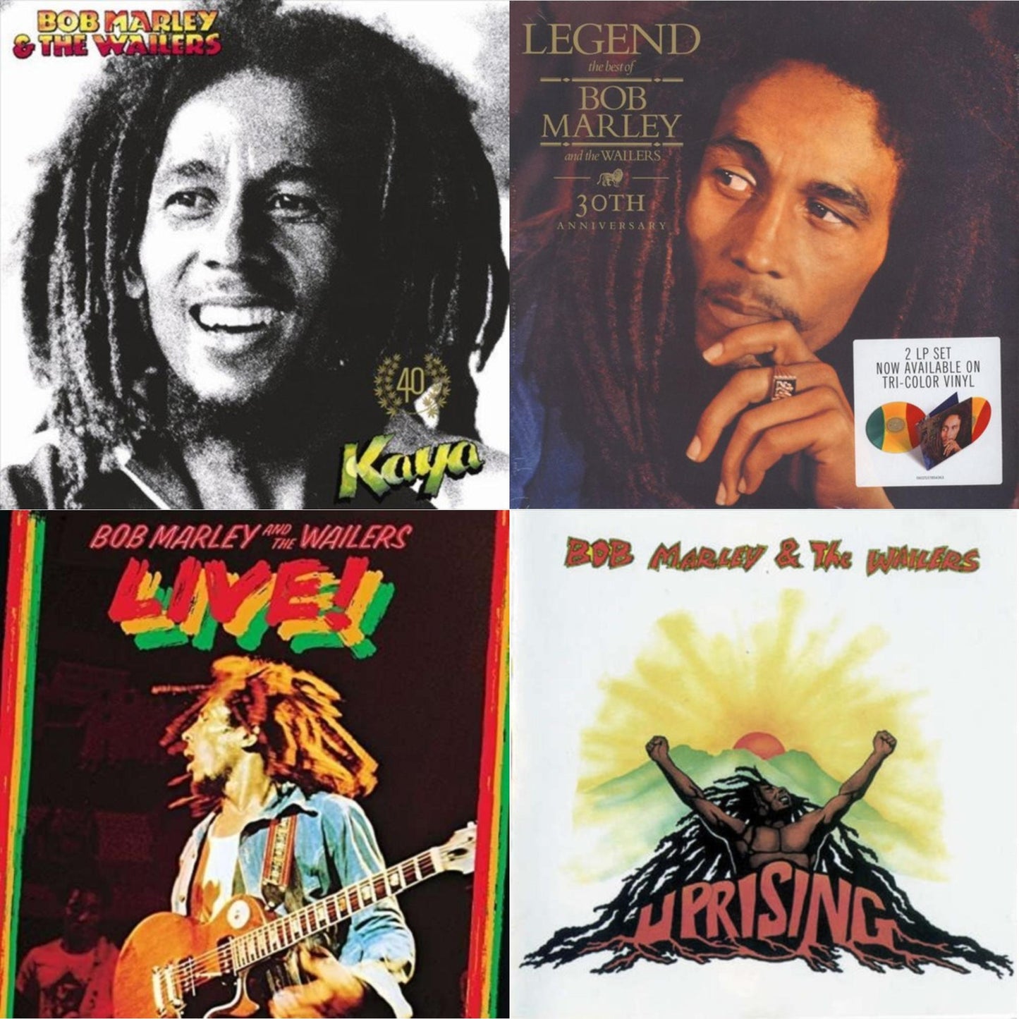 Legend (30Th Anniversary) & Live (180G) & Uprising & Kaya 40 (2 LP)