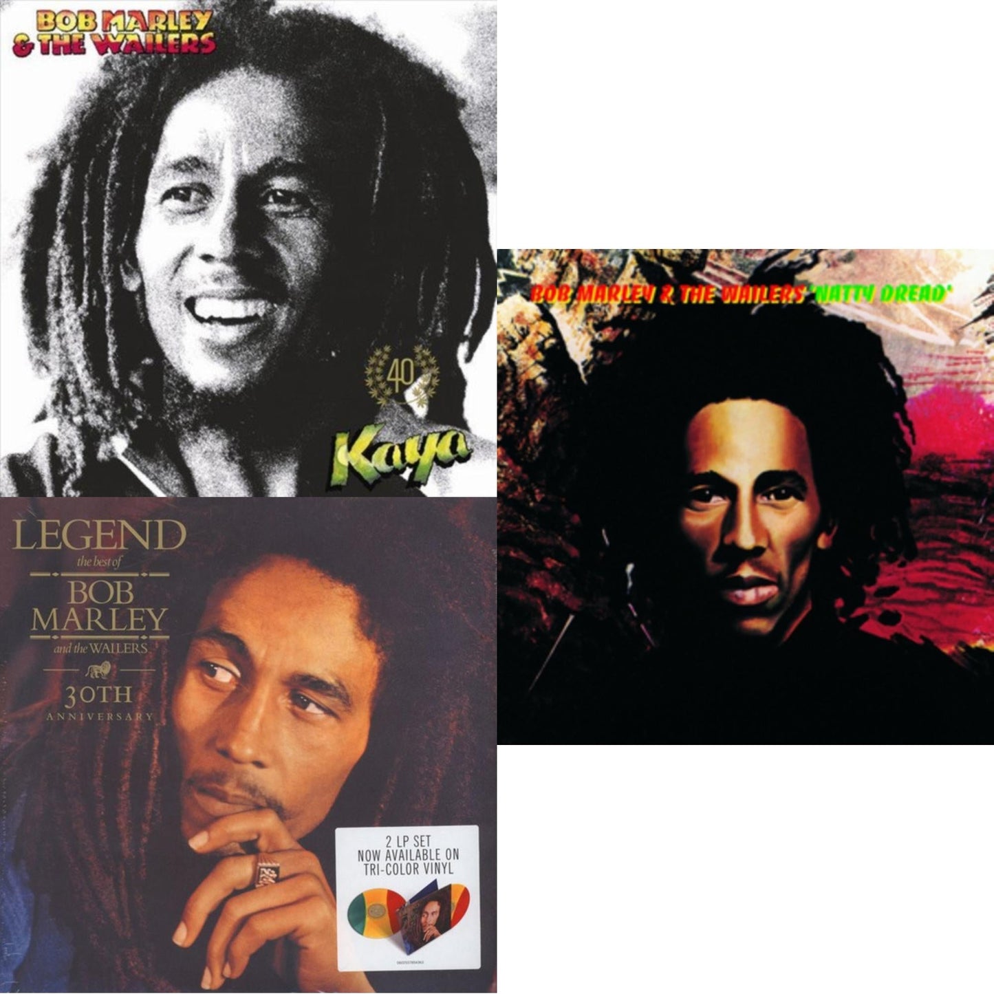 Natty Dread (180G) & Legend (30Th Anniversary) & Kaya 40 (2 LP)