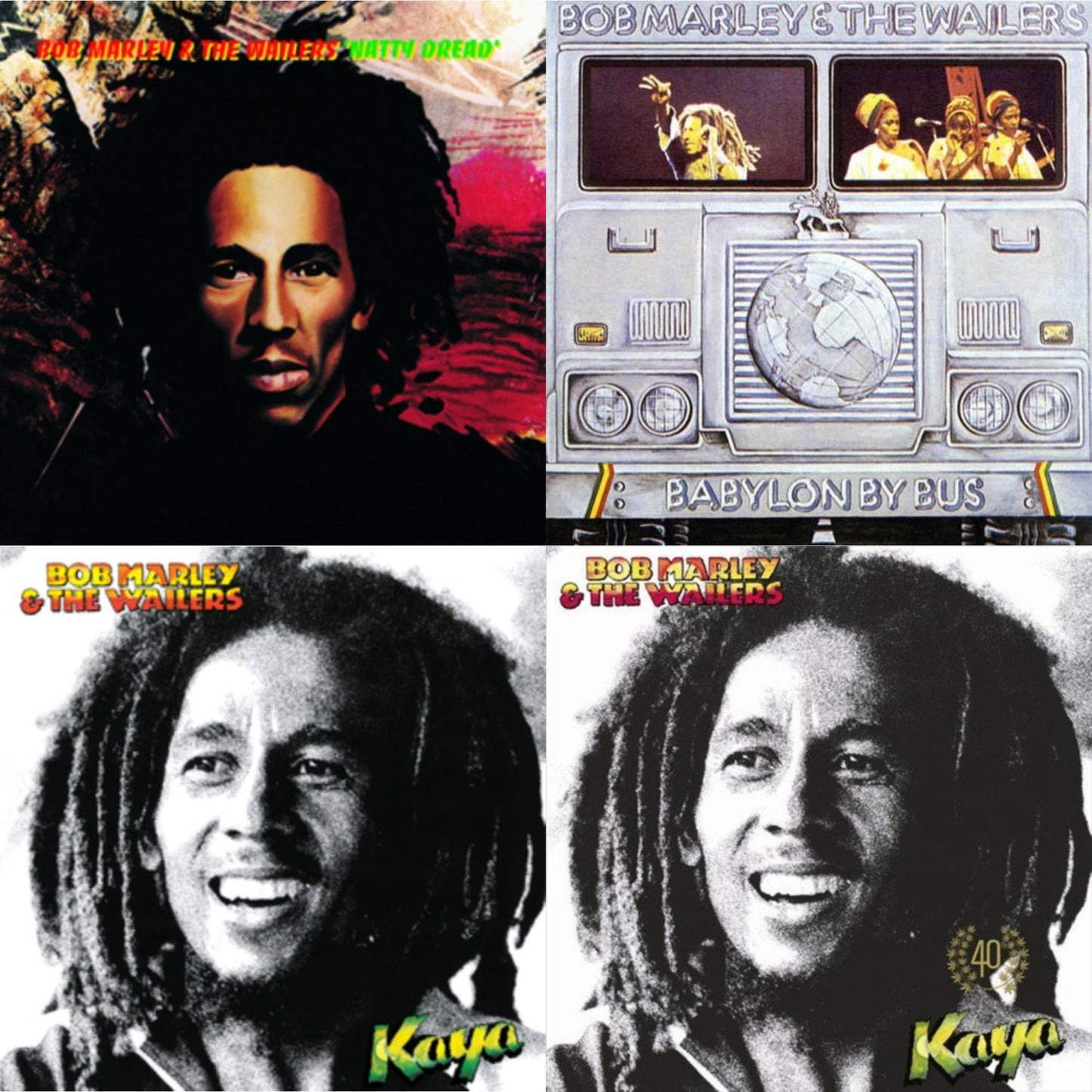 Natty Dread (180G) & Babylon By Bus & Kaya & Kaya 40 (2 LP)