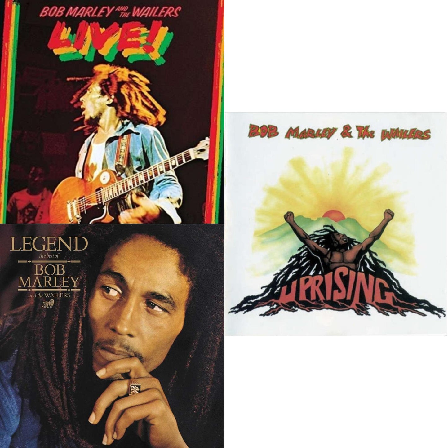 Legend - The Best Of Bob Marley & The Wailers (2LP) & Live (180G) & Uprising
