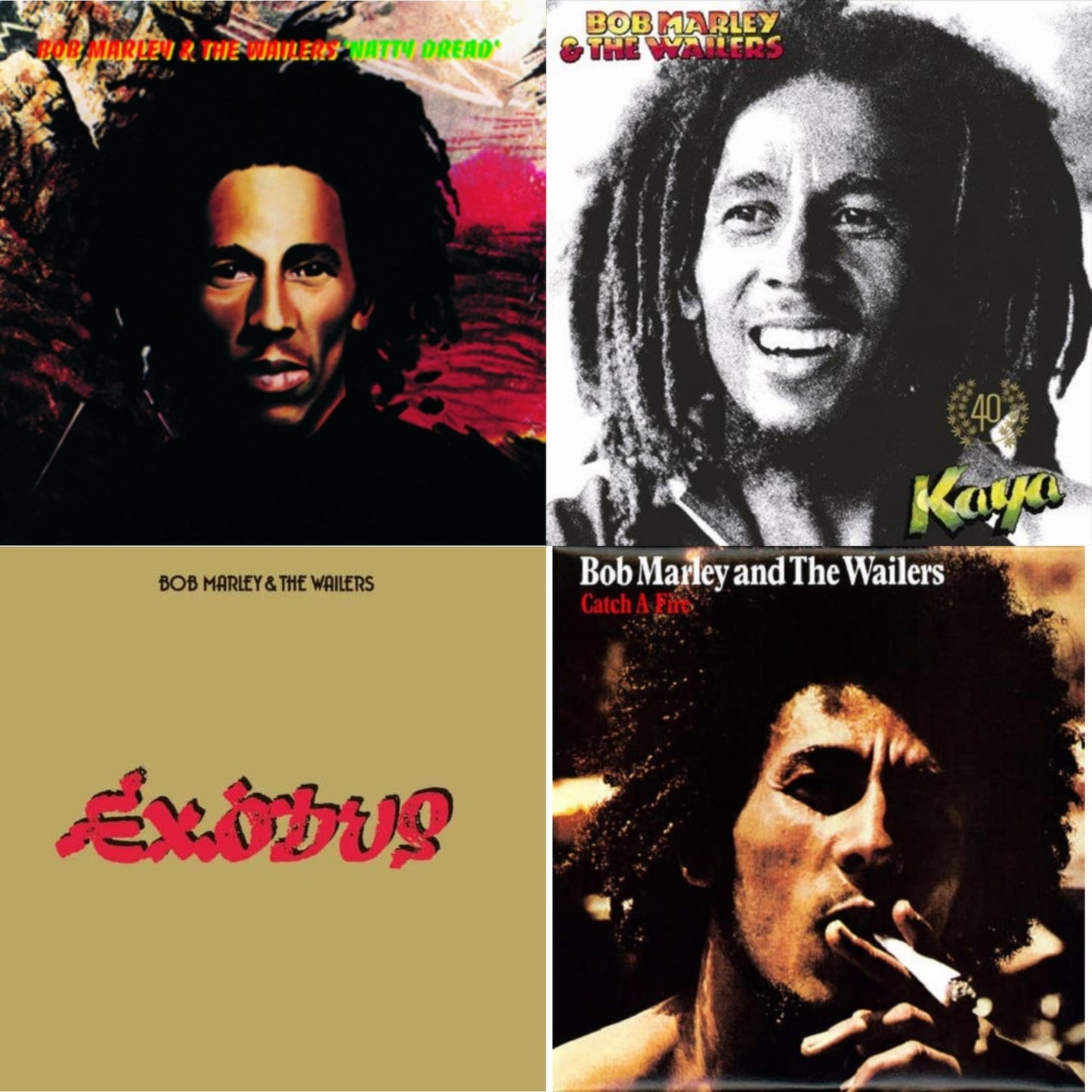 Natty Dread (180G) & Catch A Fire & Exodus & Kaya 40 (2 LP)