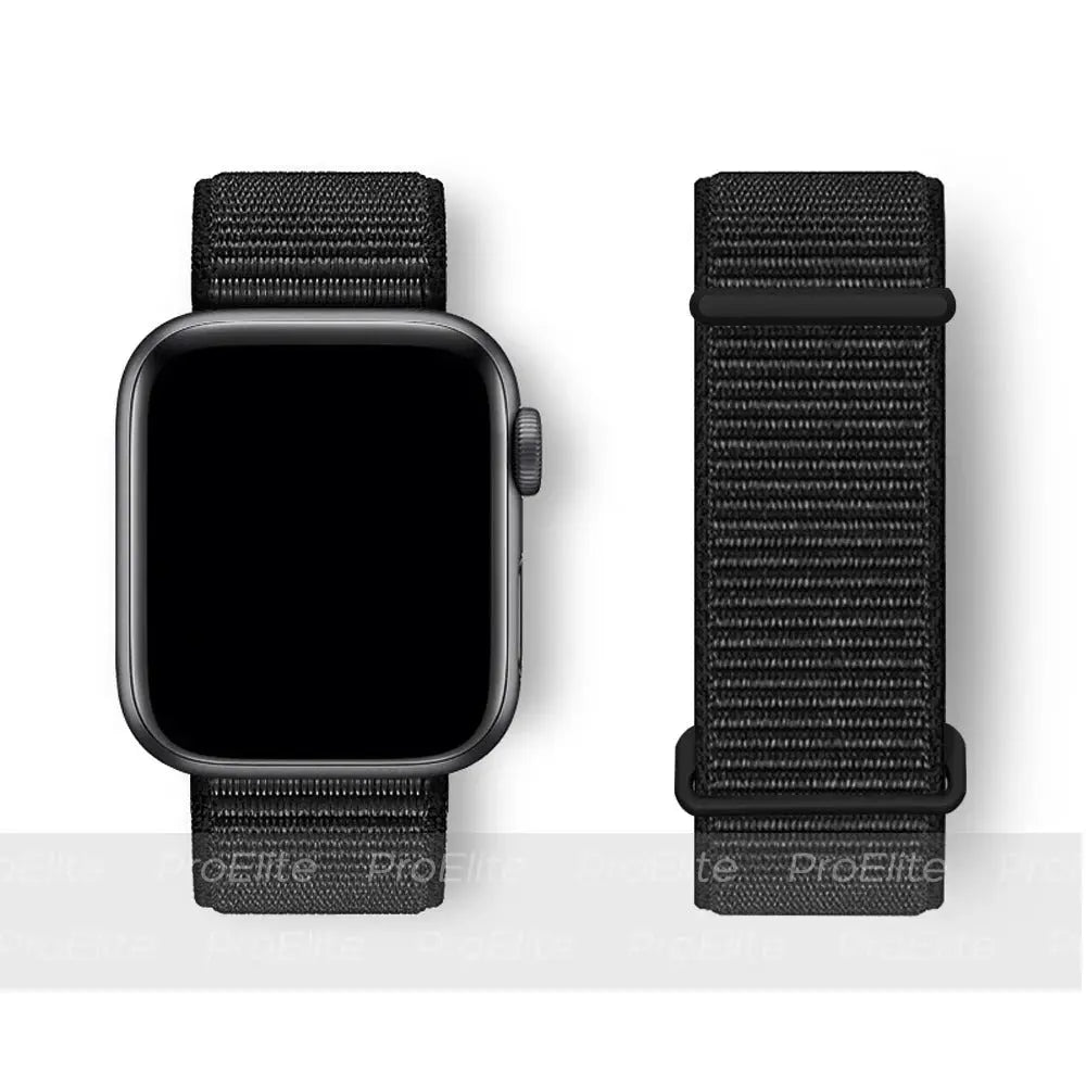 Band For Apple Watch bands Series 2 9 8 7 SE/6/5/4 Ultra 40MM 44MM 49MM Nylon Soft Breathable Strap