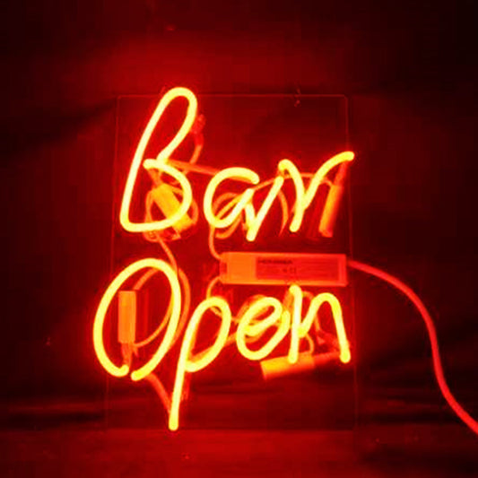 Bar Open Neon Light Sign