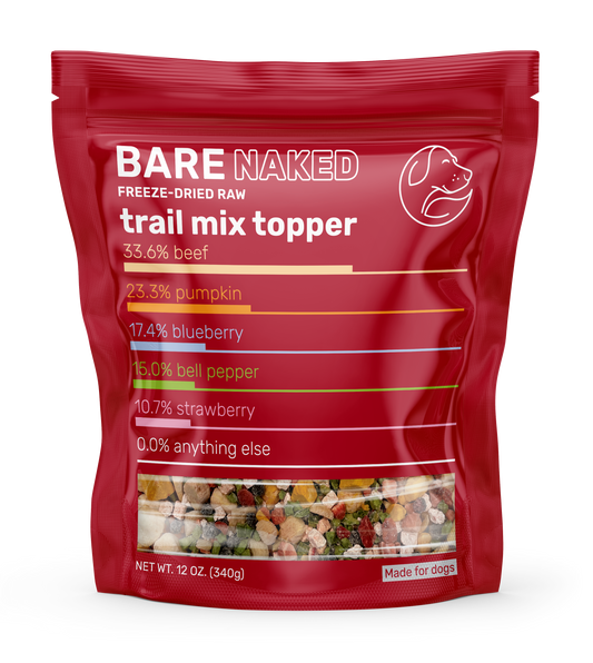 Bare Naked Beef Liver Mix: 12OZ Raw Protein Fuel Boost