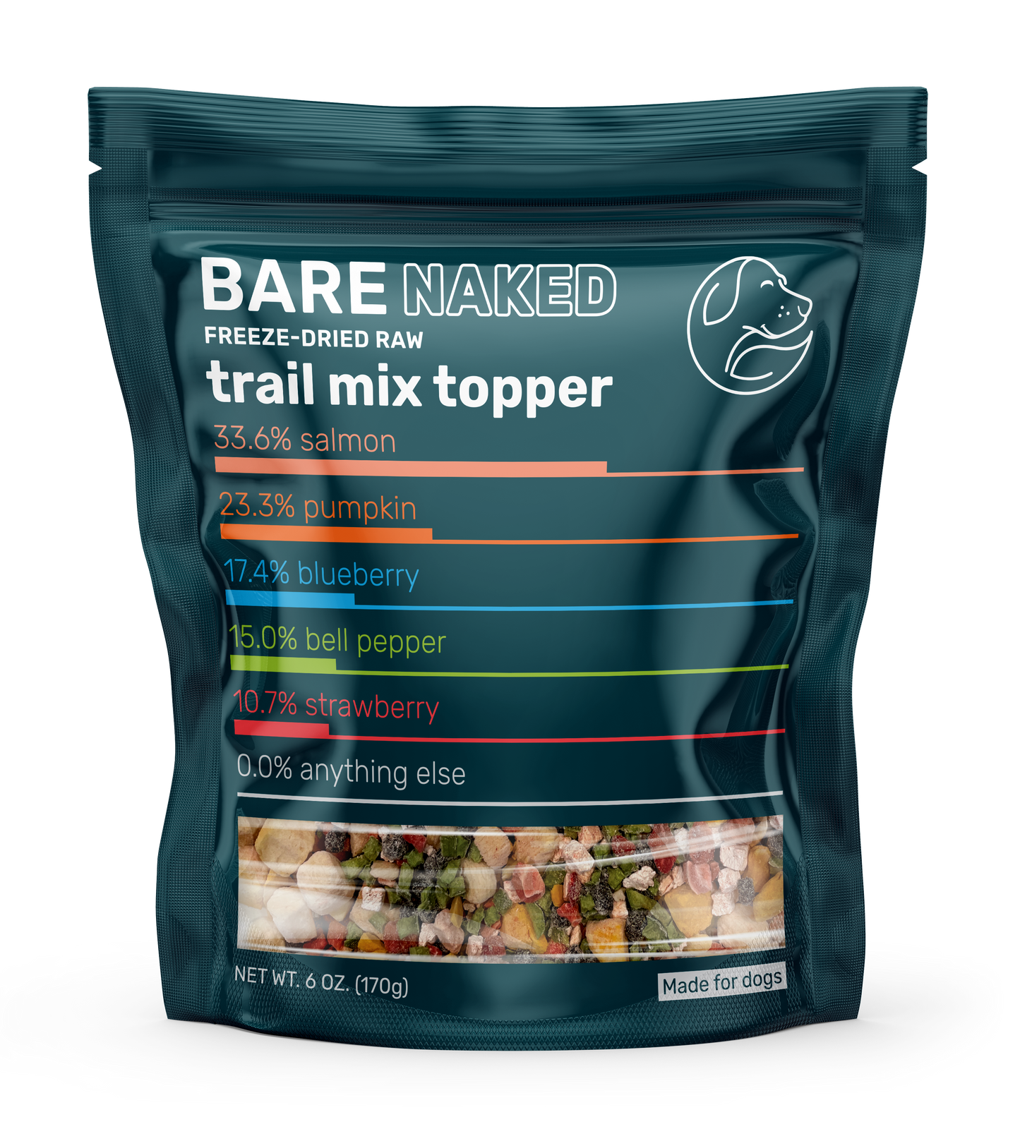 🐟 Bare Naked Salmon Mix: 6OZ Wild-Caught Omega Fuel 🌊