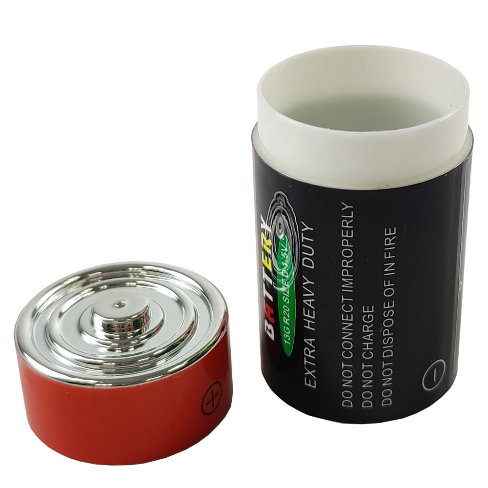Fake D battery Diversion Safe (2 pack) - Discreet Fake Batteries With Secret Compartments to Hide Valuables