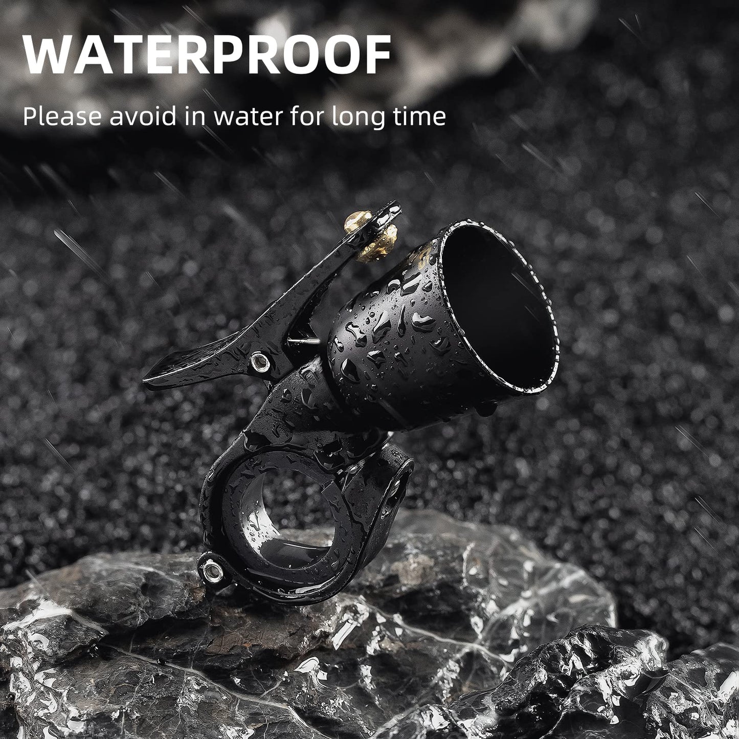 ROCKBROS Classic Brass Bike Bell Loud Easy Install Fits Most Handlebars