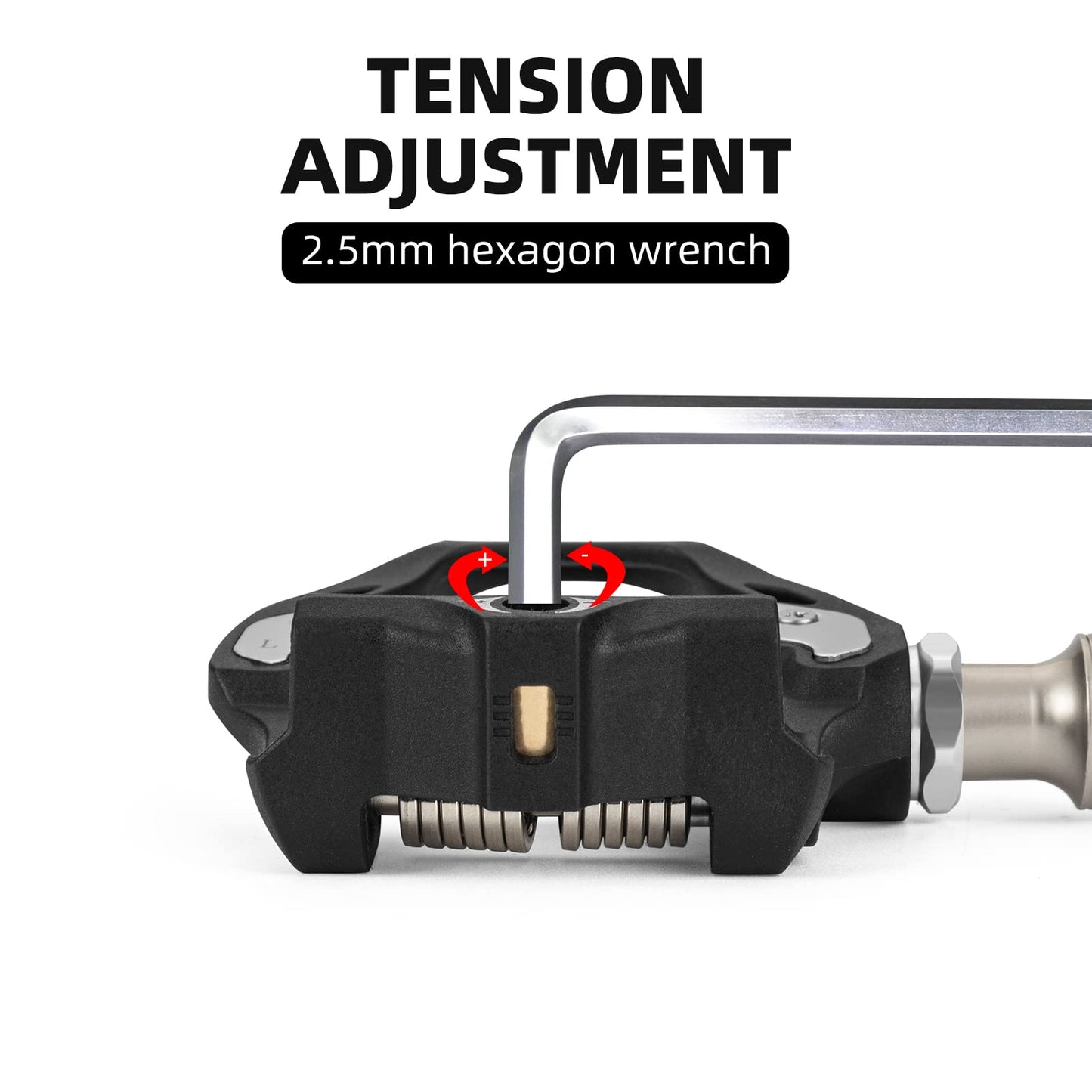 ROCKBROS Lightweight Clipless Pedals with Cleats Compatible with SPD-SL
