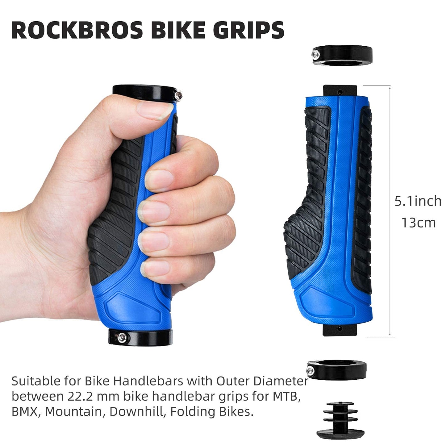 ROCKBROS Mountain Bike  Bicycle Handlebar Grips