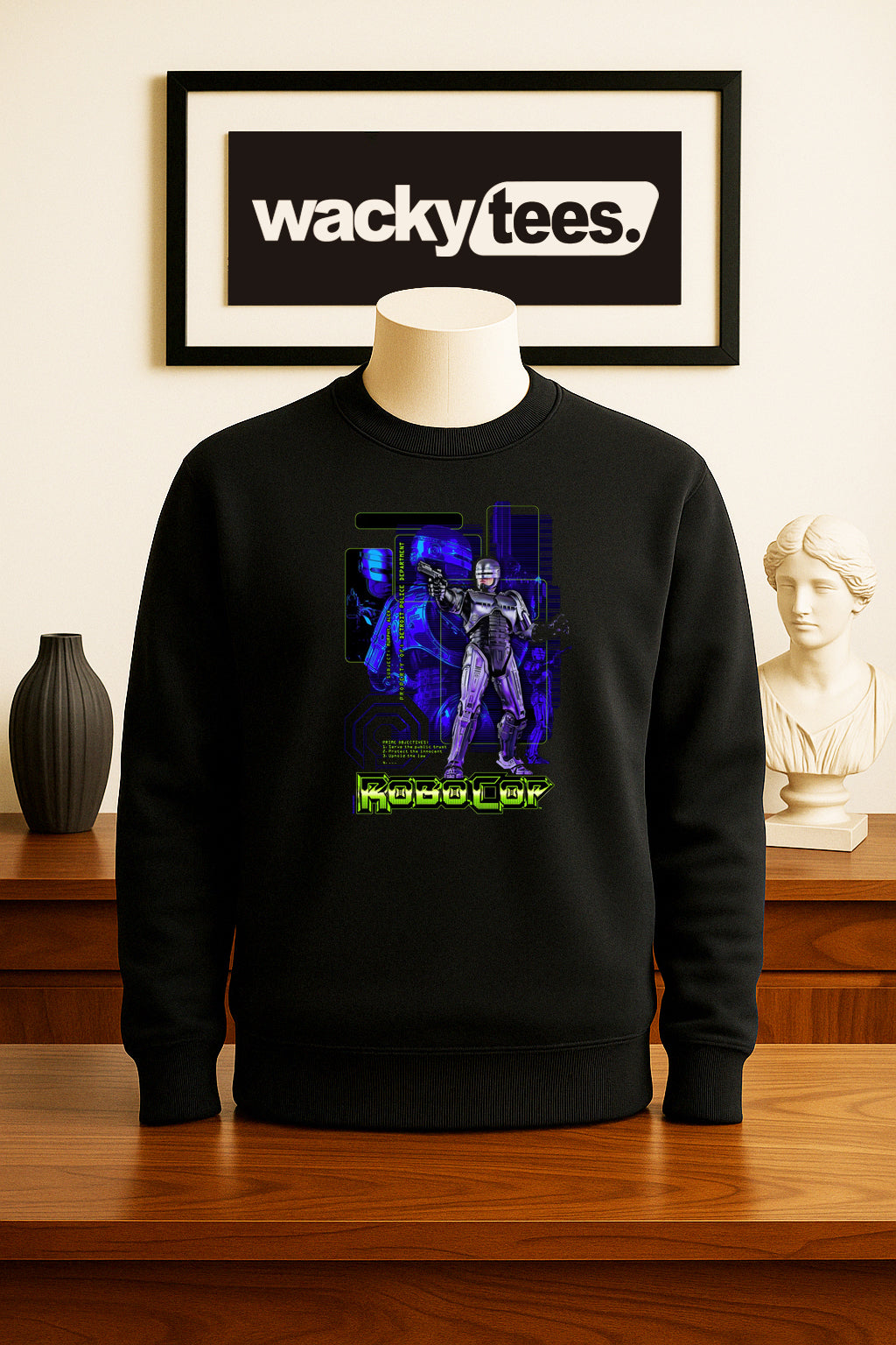 RoboCop Objective OCP Detroit Police 80s Graphic Tee Shirt