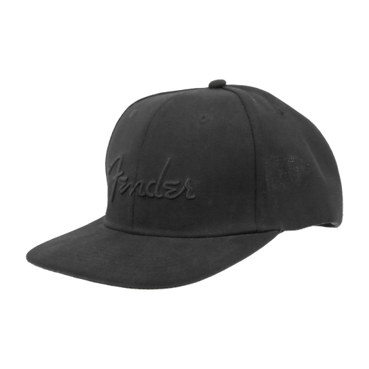 Black Flat Bill Hat
