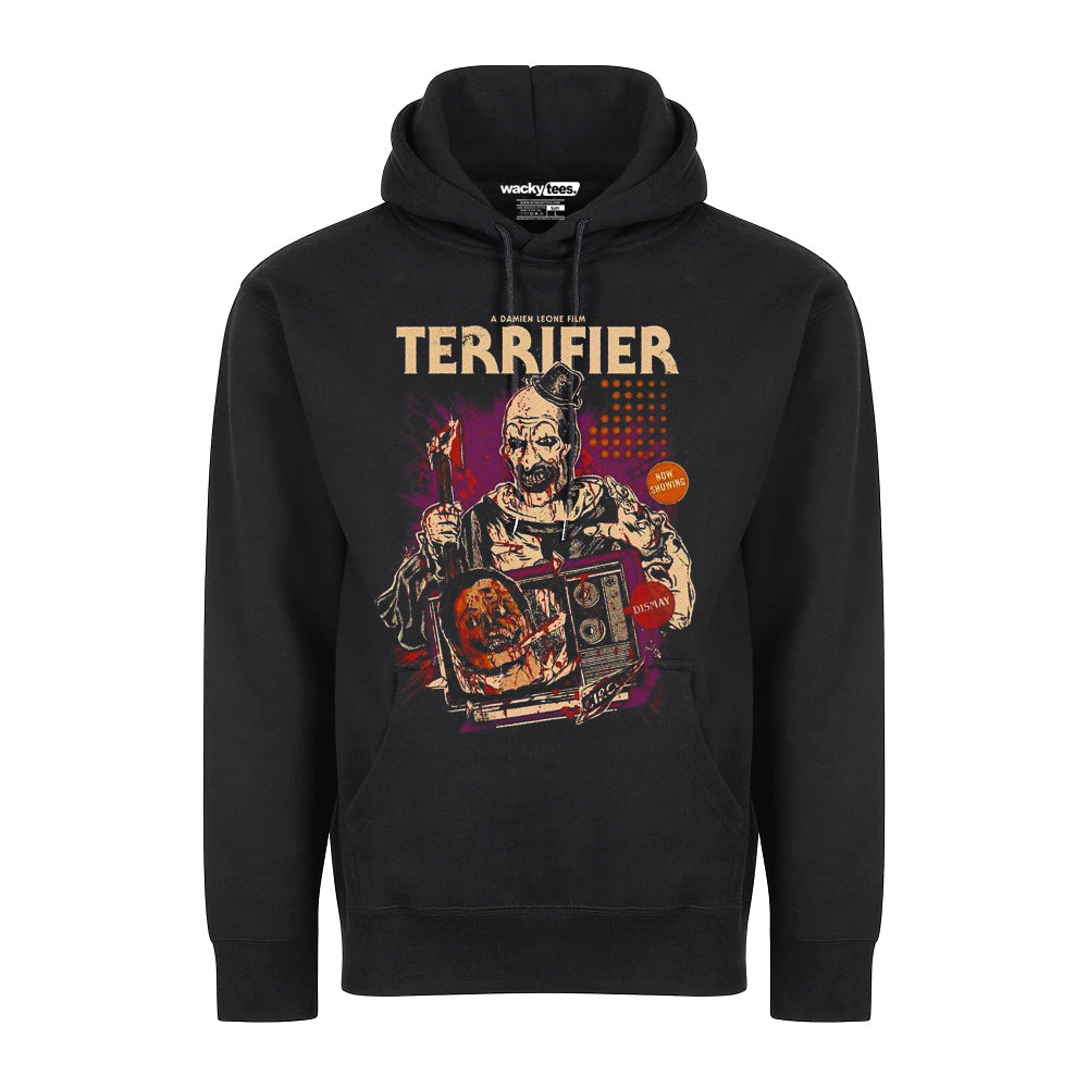 🔪 Terrifier Dismay: Now Showing Horror Halloween Graphic Tee 🎬