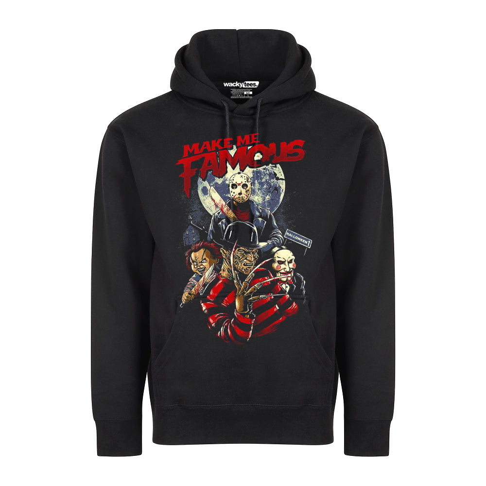 Make Me Famous Halloween Serial Killers Terror Horror Graphic Tee Shirt