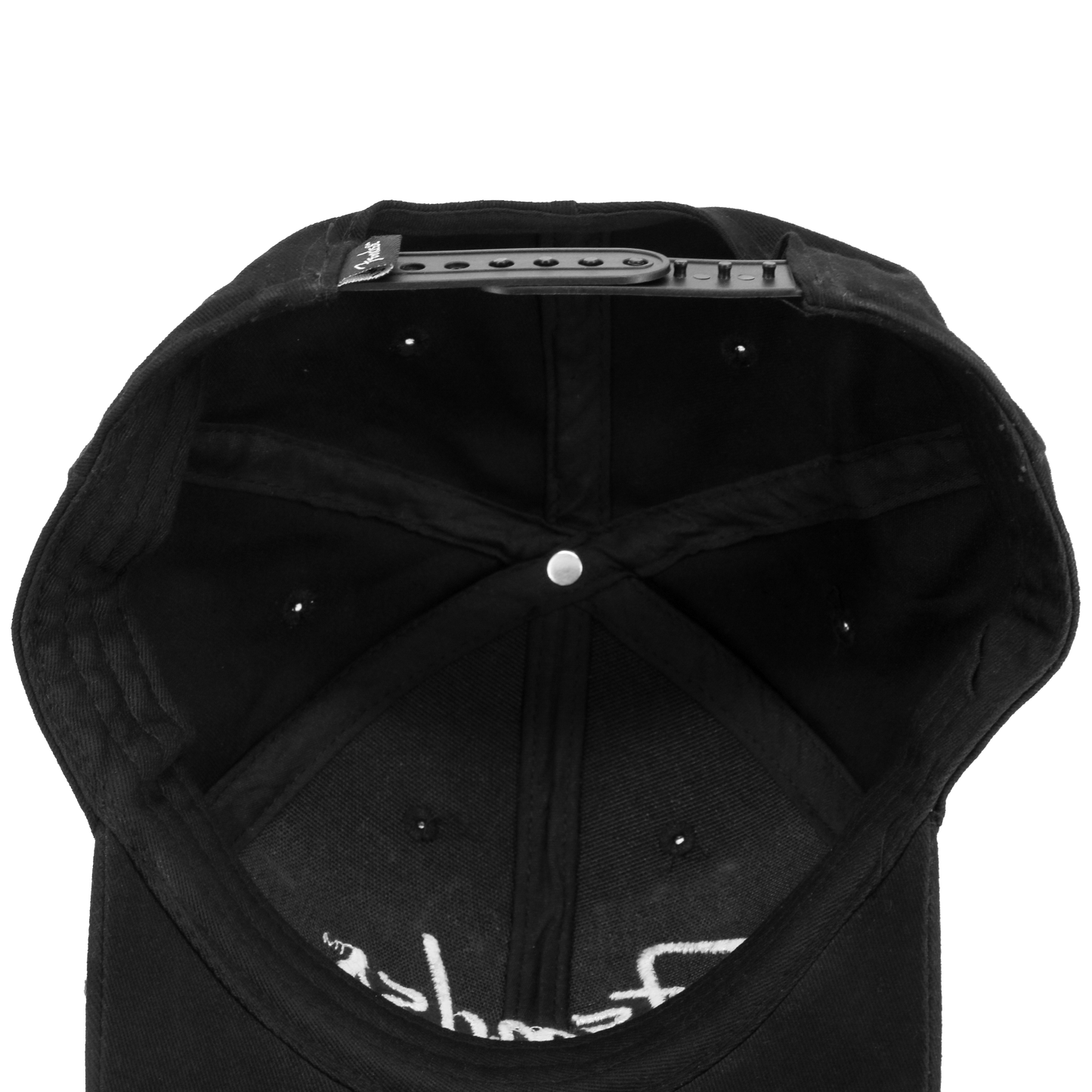 Black Script Hat