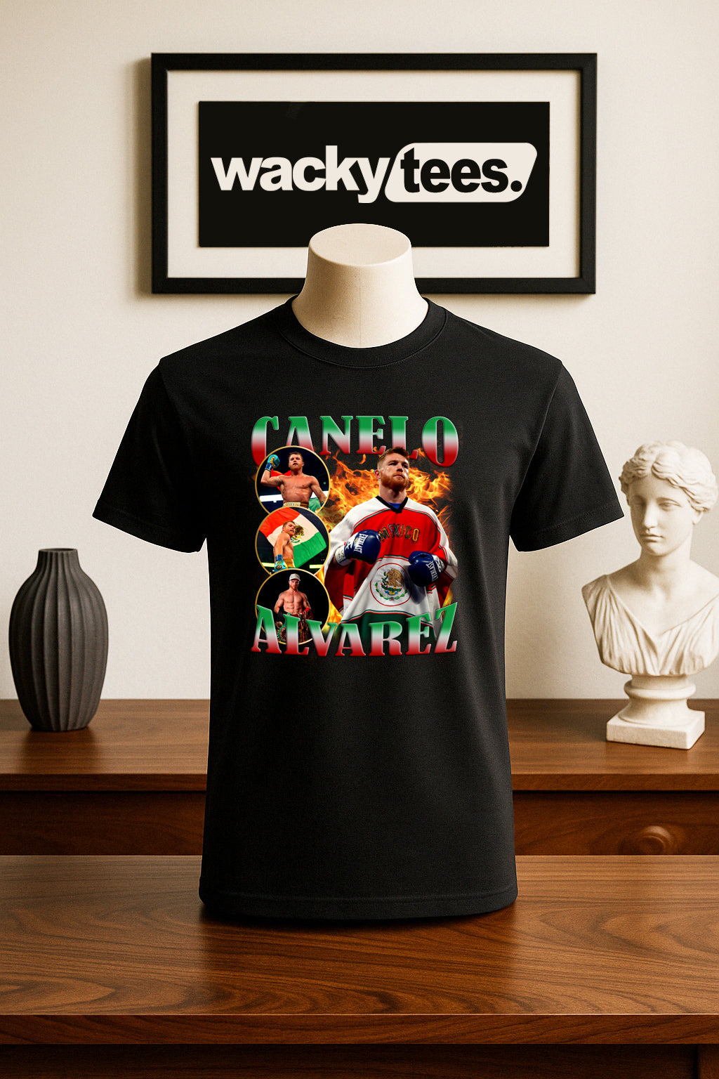 Canelo Alvarez Mexico Lindo Campeon Graphic Tee Shirt