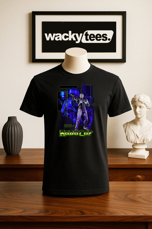 RoboCop Objective OCP Detroit Police 80s Graphic Tee Shirt