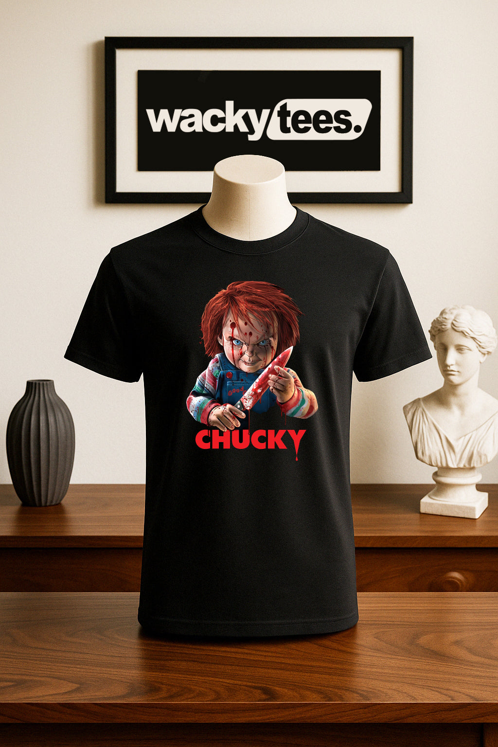 Chucky The Good Guy Ready To Play Horror Halloween Graphic Tee Shirt