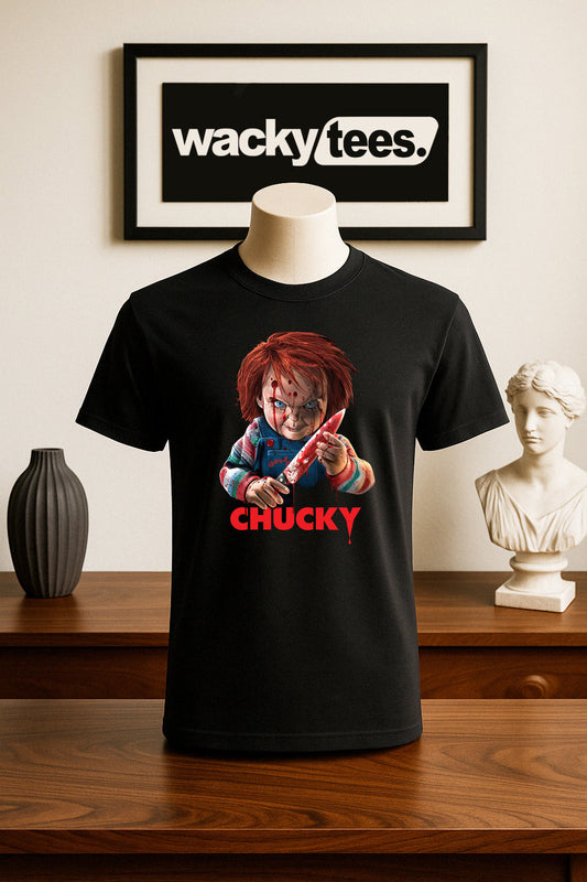 Chucky The Good Guy Ready To Play Horror Halloween Graphic Tee Shirt