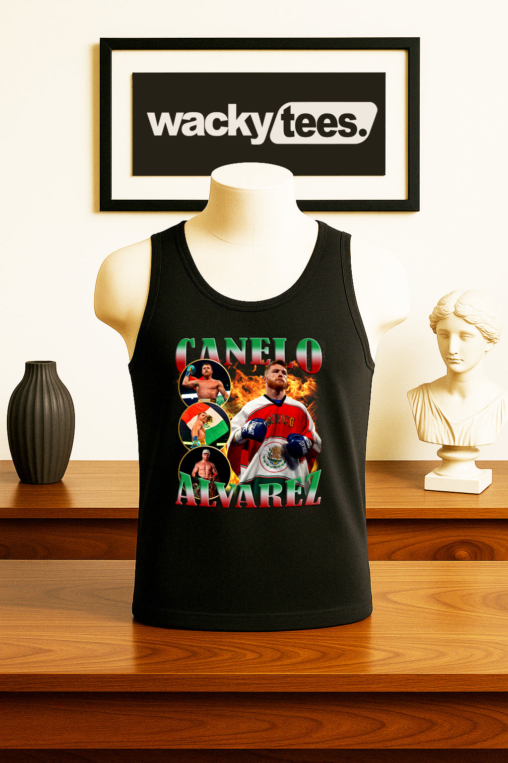 Canelo Alvarez Mexico Lindo Campeon Graphic Tee Shirt