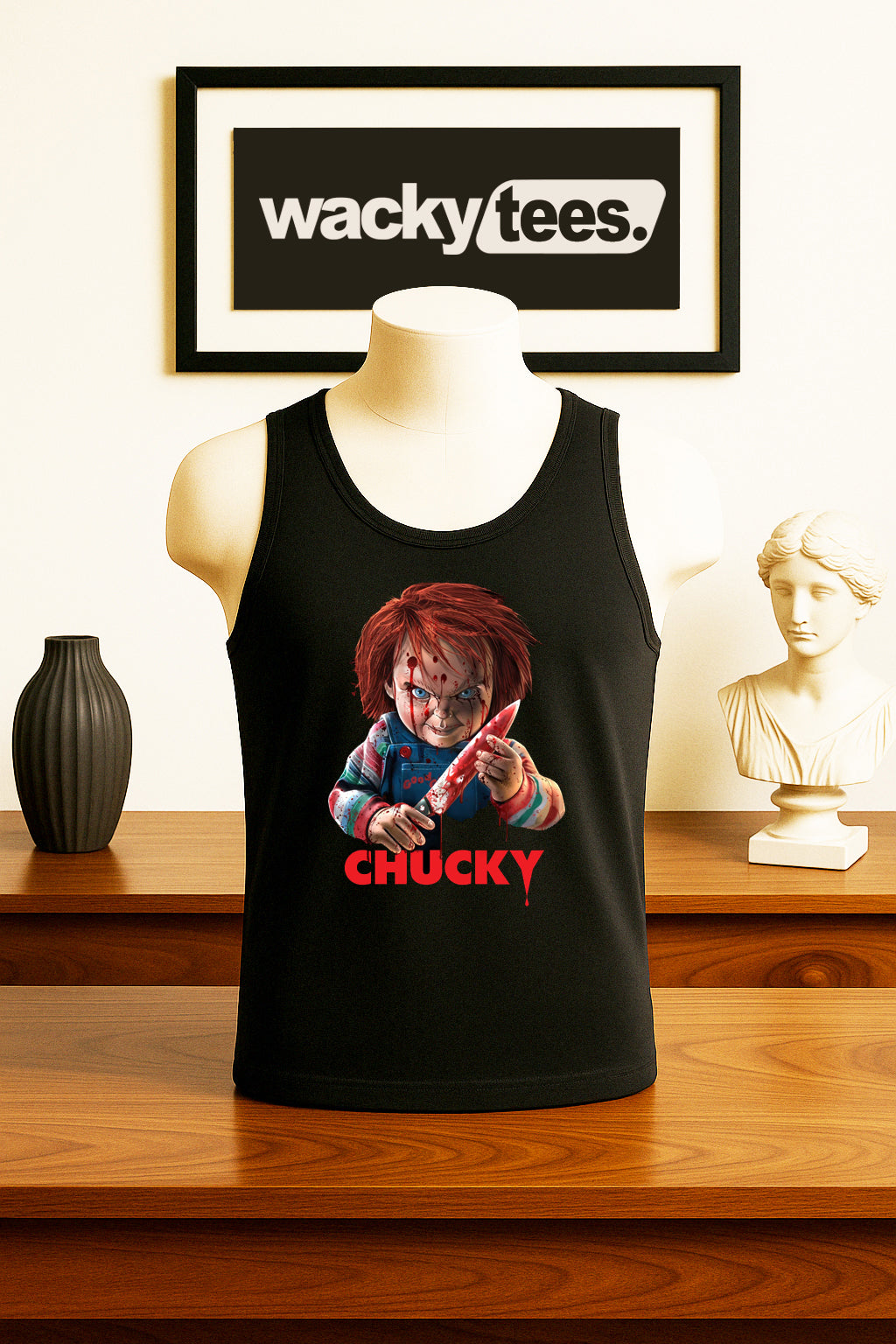 Chucky The Good Guy Ready To Play Horror Halloween Graphic Tee Shirt