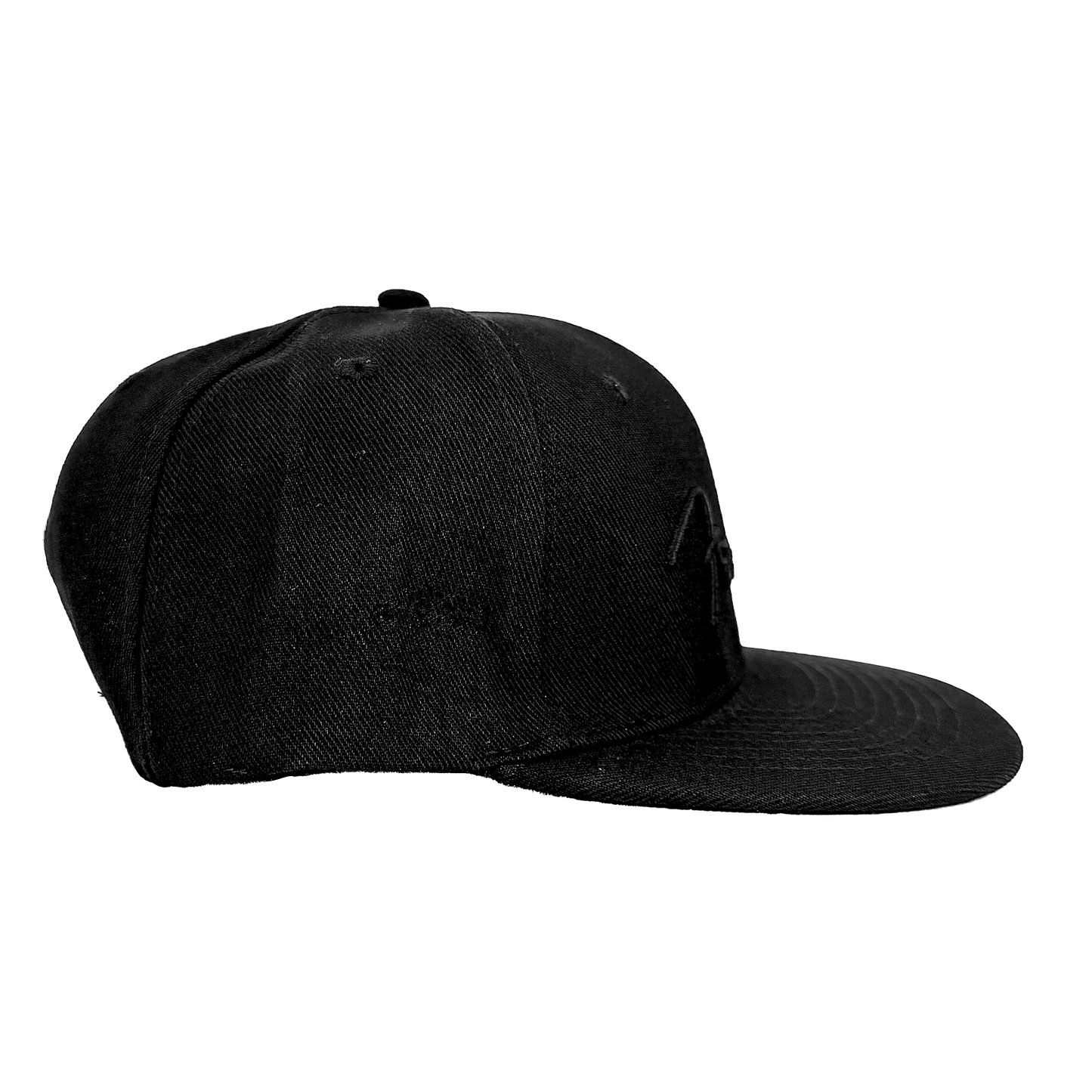Black Flat Bill Hat