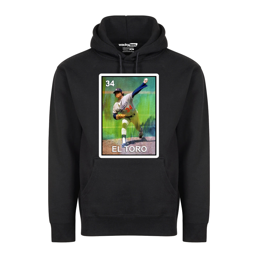 El Toro Fernando Valenzuela 34 Loteria Mexican Bingo The Bull Graphic Tee Shirt