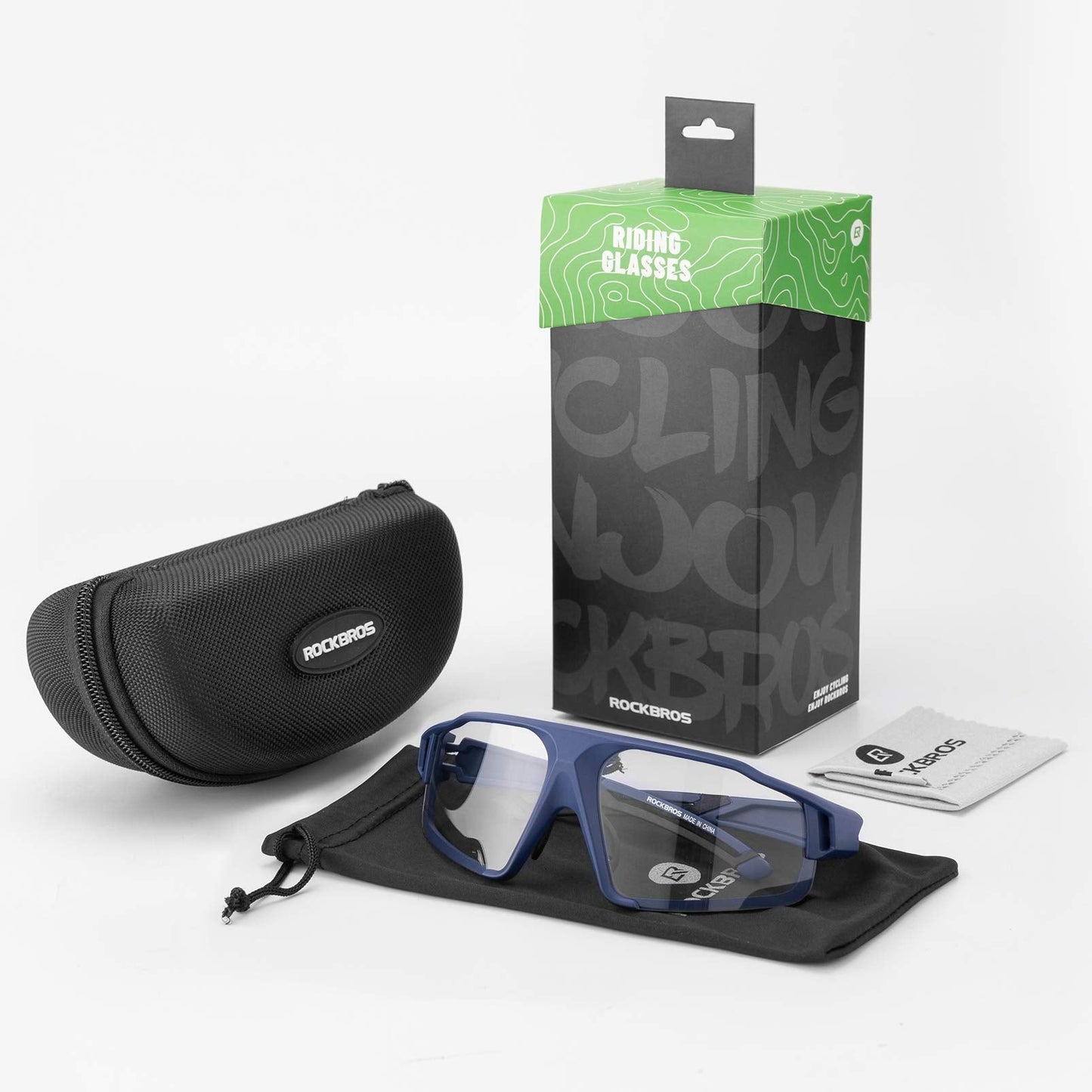 ROCKBROS Photochromic Cycling Glasses UV400 Lens