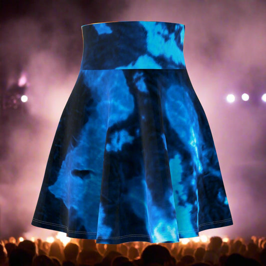 Blue Lava Women's Skater Skirt - Lizard Vigilante