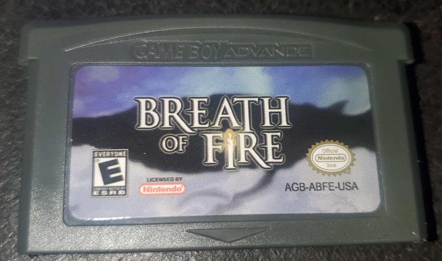 Breath of Fire 1 GBA Video Game Cartridge Nintendo Game Boy Advance