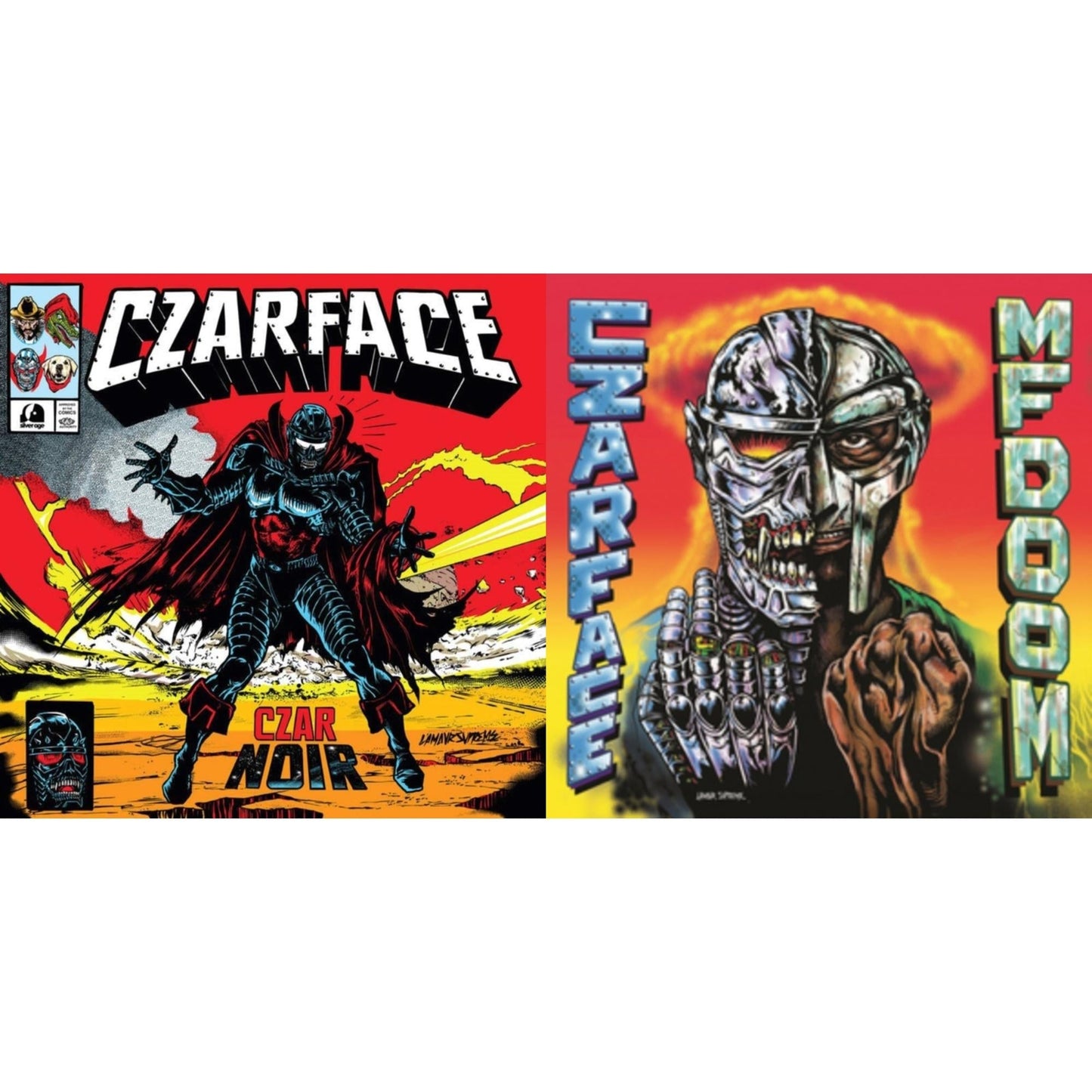 Czar Noir (Red/White LP Vinyl) & Czarface Meets Metal Face