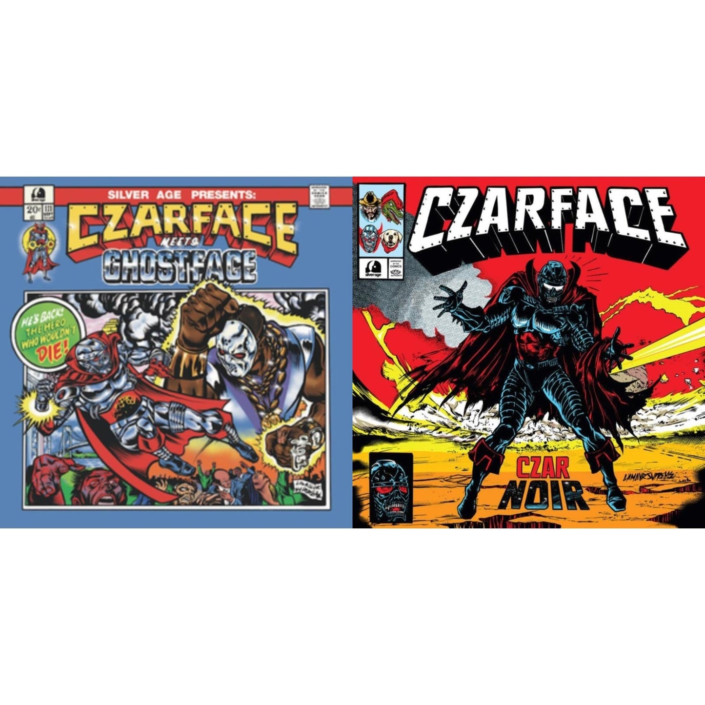 Czarface - Czar Noir (Red/White LP Vinyl) & Czarface Meets Ghostface